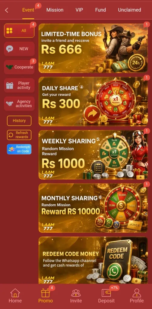 LAAM777 GameBonus