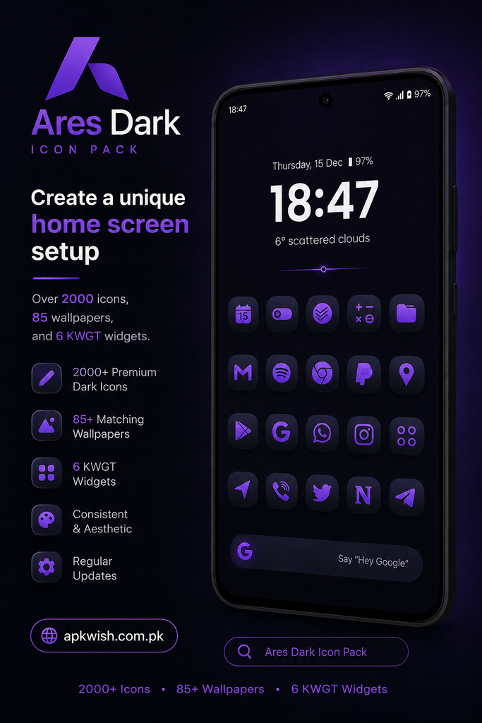 Ares Dark Icon Pack